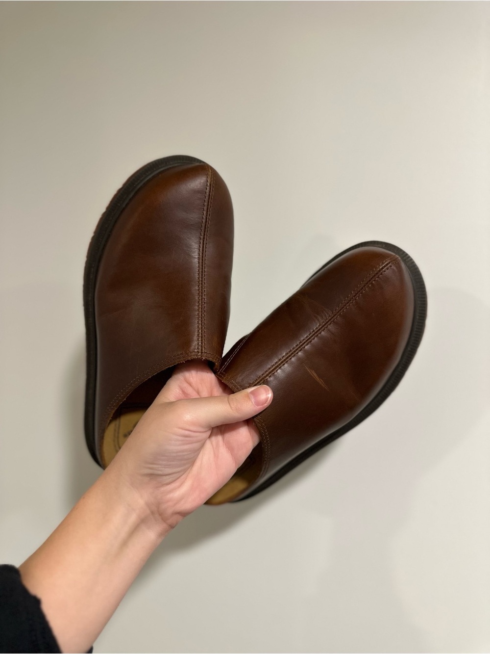 Womens Leather Mule 7